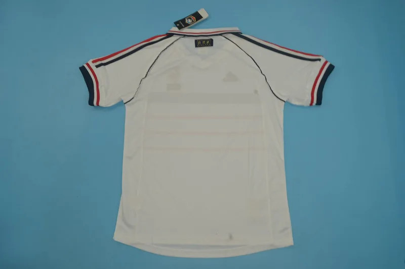 France 1998 Away Shirt White — 2
