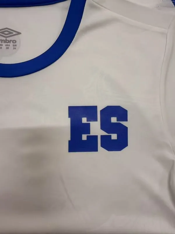 El Salvador 2025 Segunda Equipación Conjunto de Niño White