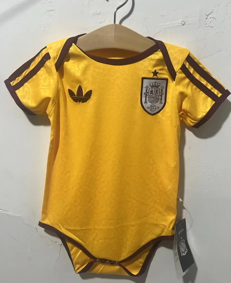 Espagne Maillot Bébé Yellow — 2