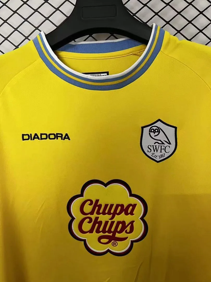 Sheffield Wednesday 2001/03 Away Shirt Yellow — 2