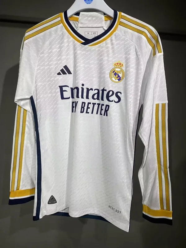 Real Madrid 2023/24 Home Shirt Long Sleeve — 2