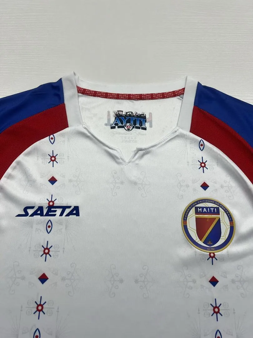Haití 2025/26 Segunda Equipación Camiseta White — 2
