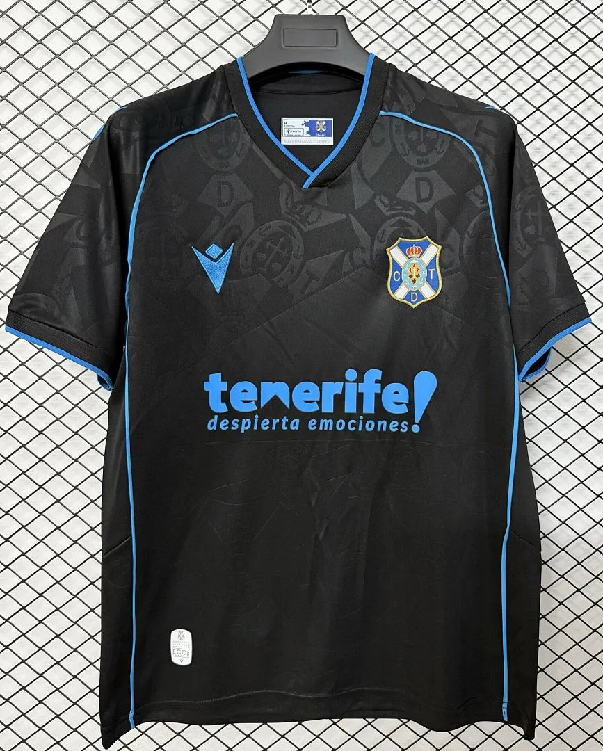 Tenerife 2026/27 Extérieur Maillot Black — 2