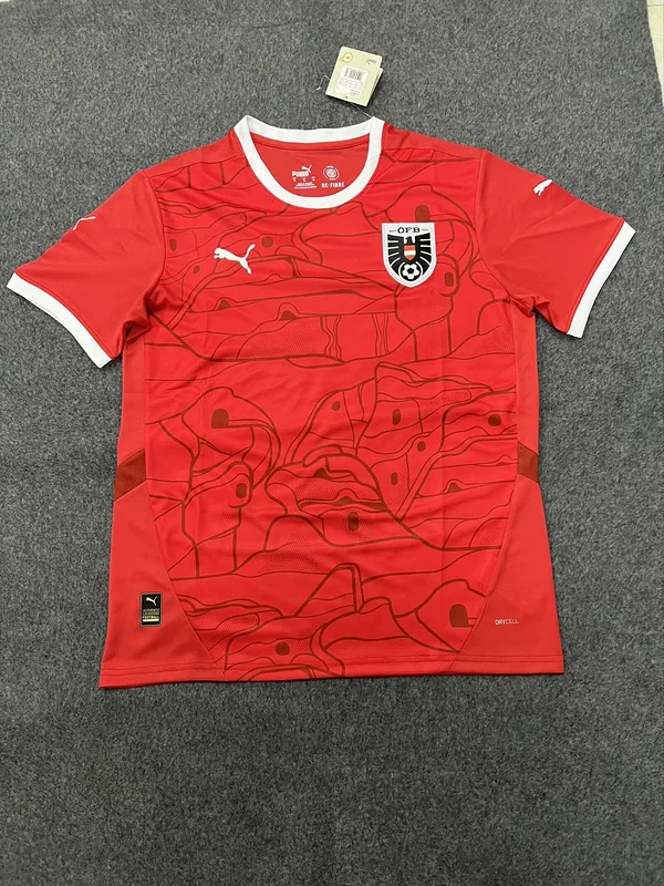 Austria 2024 Home Shirt Short Sleeve — 2