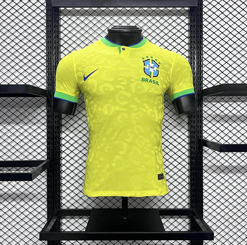 Brasilien 2022 Heim Trikot Spielerversion
