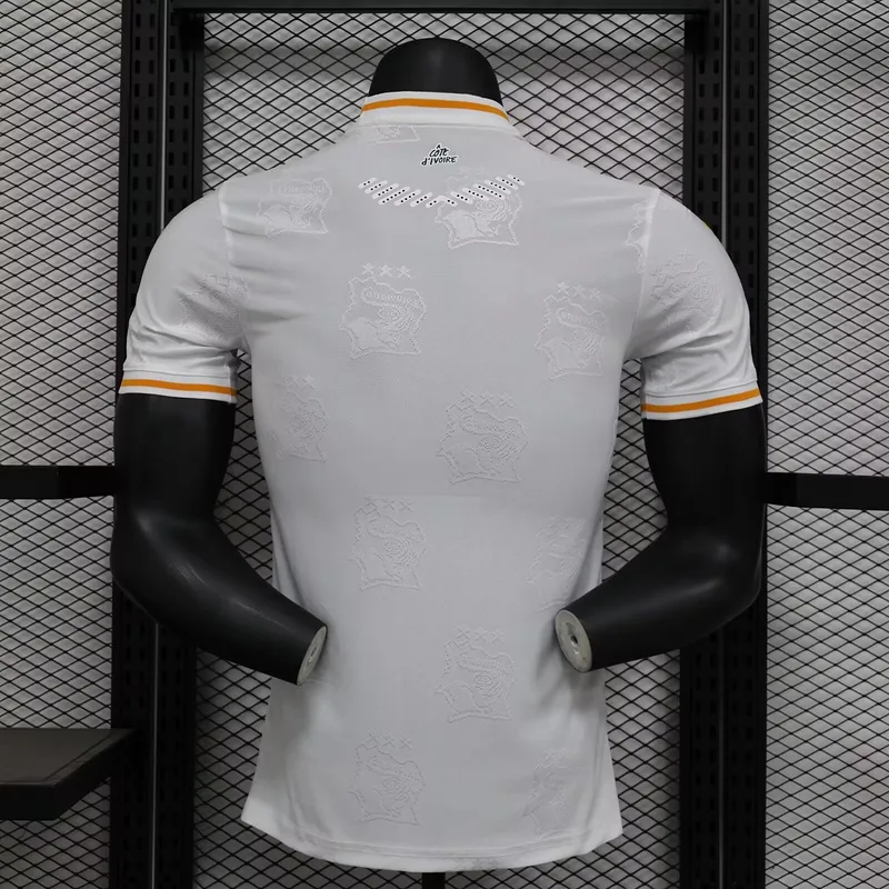 Ivory Coast 2024/25 Shirt Player Version White — 2