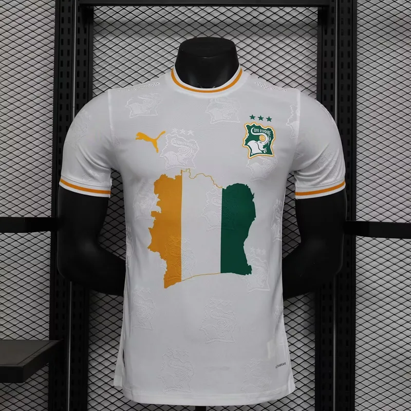 Ivory Coast 2024/25 Shirt Player Version White