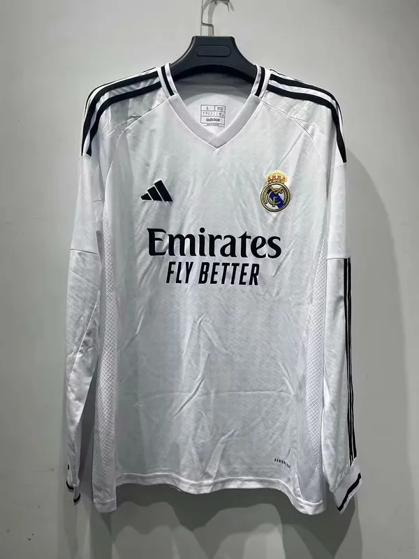 Real Madrid 2024/25 Primera Equipación Camiseta Manga Larga