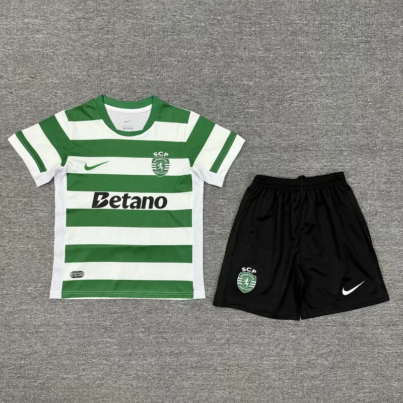 Sporting CP 2025/26 Primera Equipación Conjunto de Niño — 2