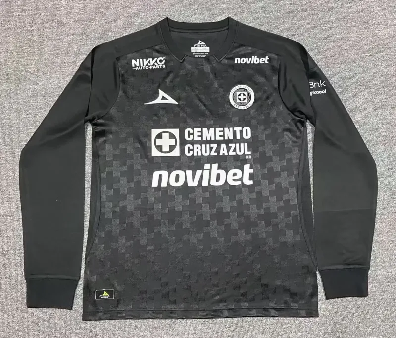 Cruz Azul 2025/26 Third Shirt Long Sleeve Player Version Black