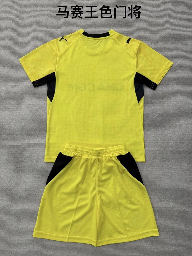 Marseille 2026/27 Goalkeeper Kids Kit Yellow — 2