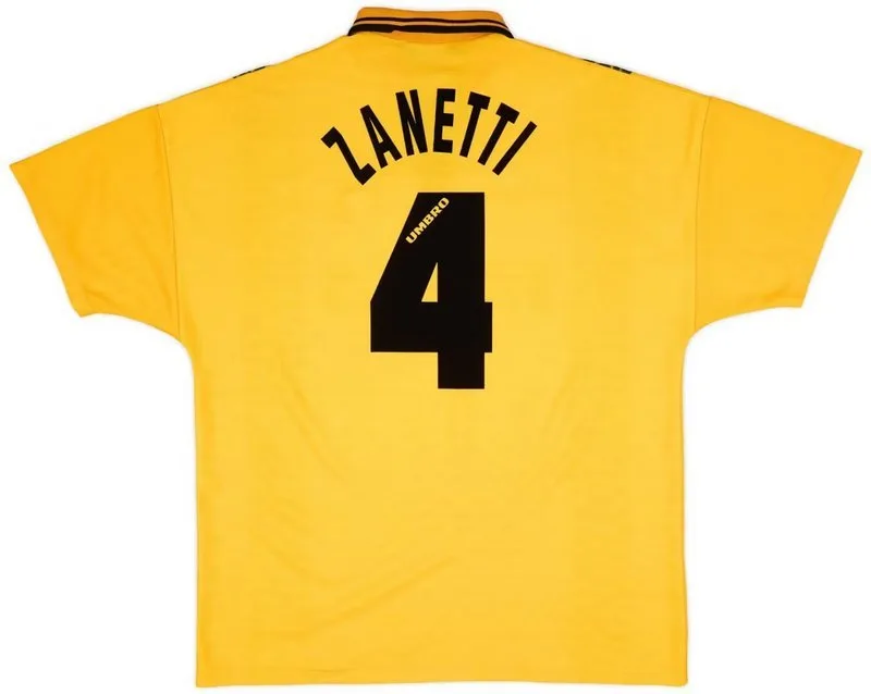 Inter Milan 1996/97 Third Shirt Yellow — 2