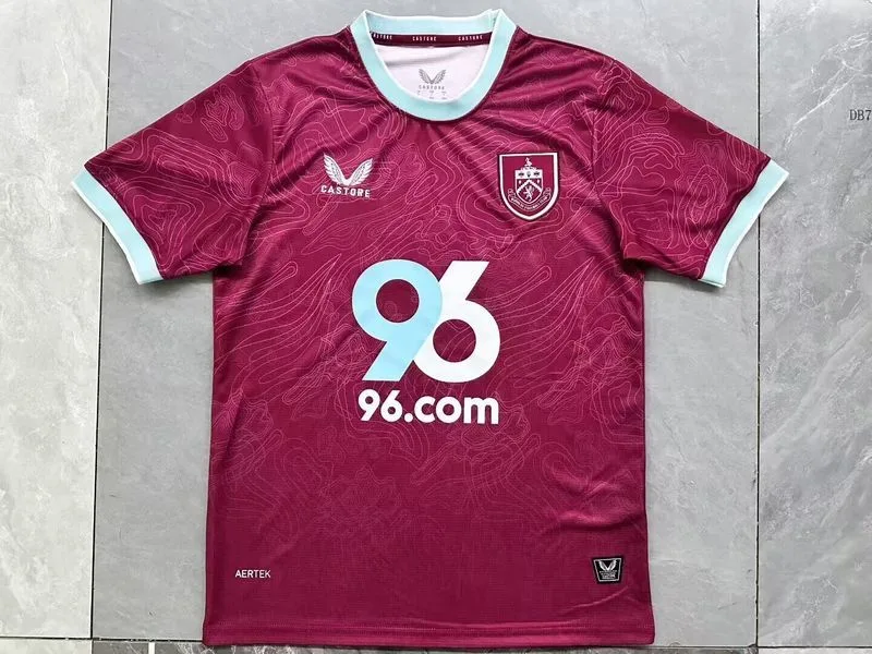 Burnley 2025/26 Primera Equipación Camiseta Manga Corta — 2