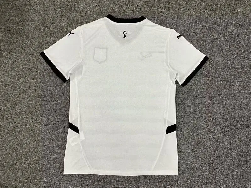 Rennes 2024/25 Segunda Equipación Camiseta Manga Corta White