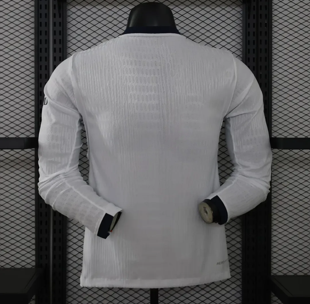 Paris Saint-Germain 2026/27 Segunda Equipación Camiseta Manga Larga Versión Jugador White