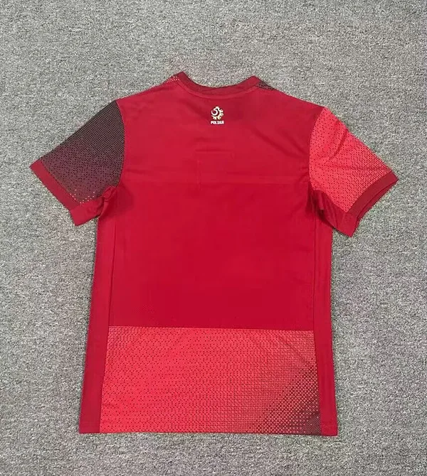 Poland 2024/25 Away Shirt Short Sleeve Red