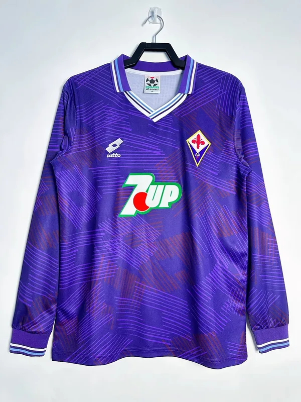 Fiorentina 1992/93 Home Shirt Long Sleeve