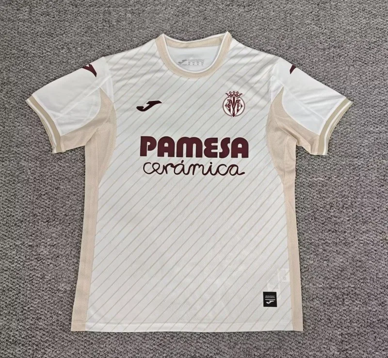 Villarreal 2025/26 Extérieur Maillot Manches Courtes