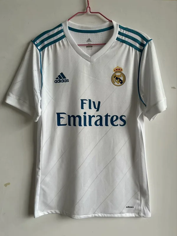 Real Madrid 2017/18 Home Shirt Player Version — 2