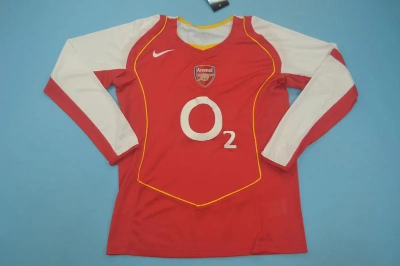 Arsenal 2004/05 Home Shirt Long Sleeve — 2