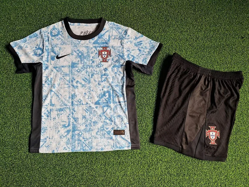 Portugal 2024 Segunda Equipación Conjunto de Niño Versión Jugador — 1