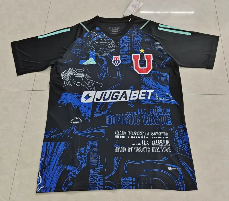 Universidad de Chile 2024/25 Goalkeeper Shirt Black — 2