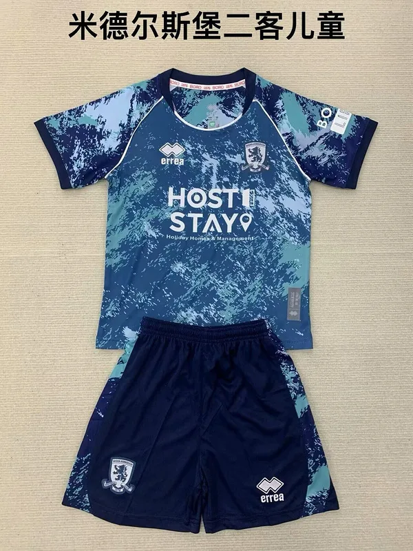 Middlesbrough 2024/25 Tercera Equipación Conjunto de Niño Blue