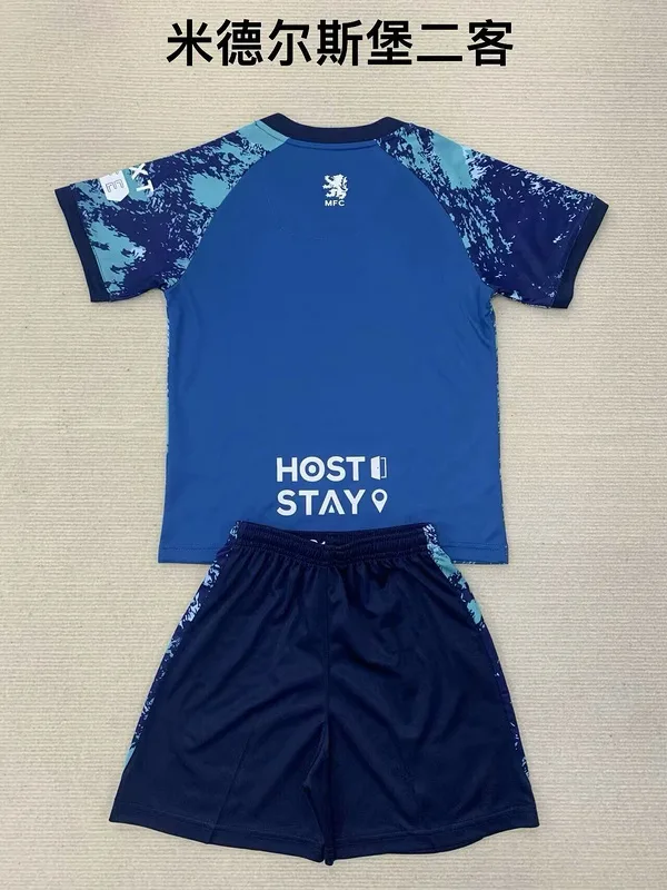 Middlesbrough 2024/25 Tercera Equipación Conjunto de Niño Blue — 2