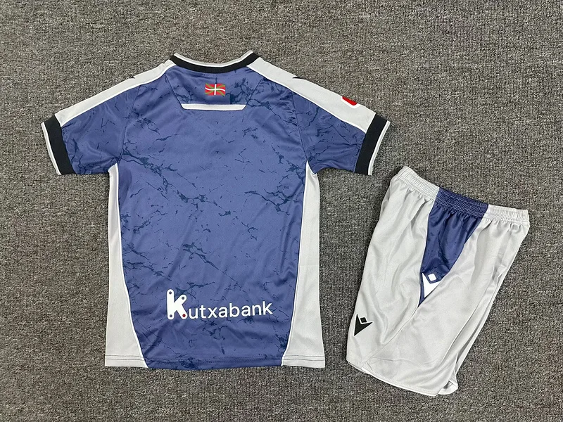 Real Sociedad 2025/26 Away Kids Kit — 2