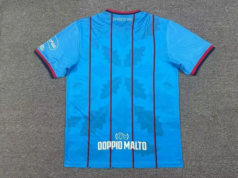 Cagliari 2025/26 Third Maillot Manches Courtes Blue