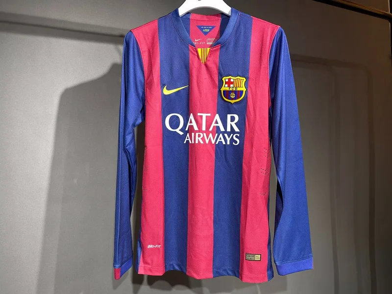 Barcelona 2014/15 Home Shirt Long Sleeve Player Version — 1