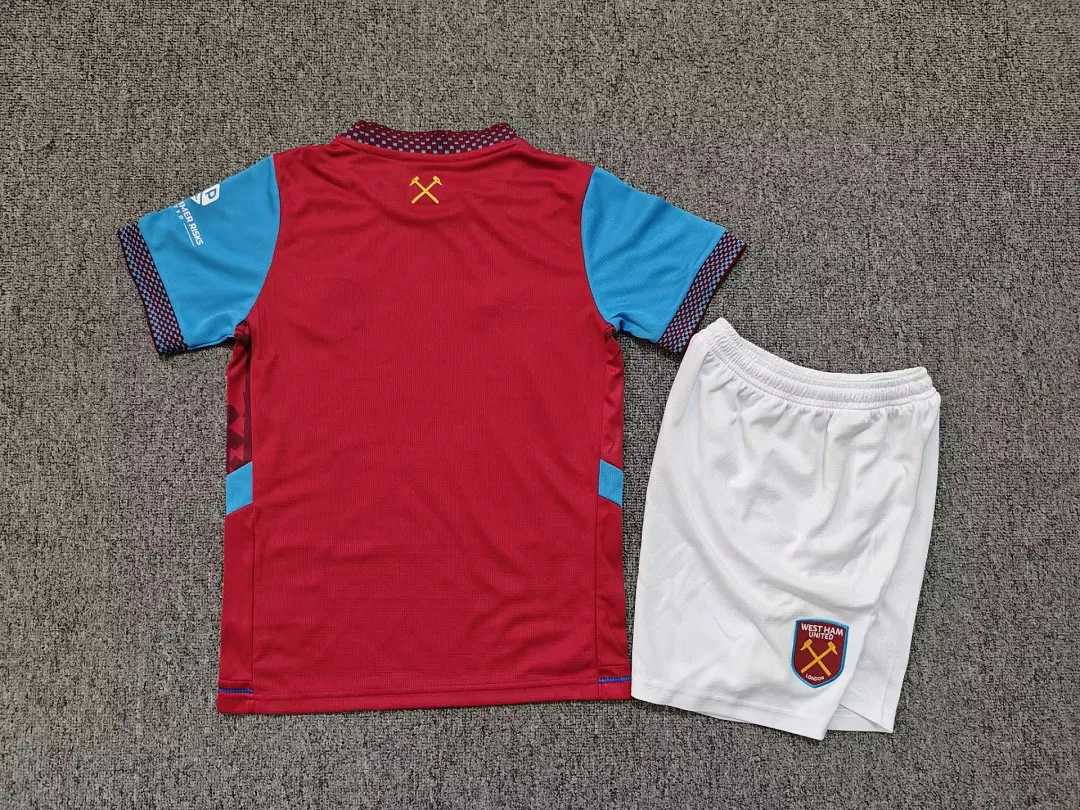 West Ham United 2026/27 Home Kids Kit — 2