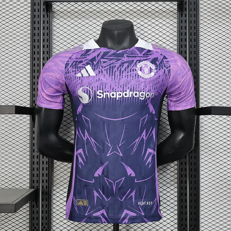 Manchester United 2025/26 Camiseta Versión Jugador Edición Especial Blue — 1