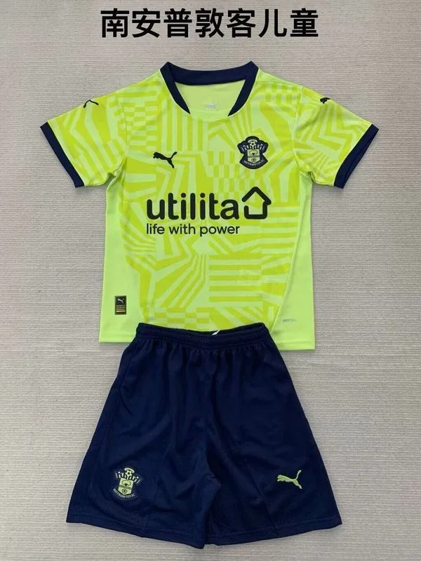 Southampton 2024/25 Segunda Equipación Conjunto de Niño Green — 2
