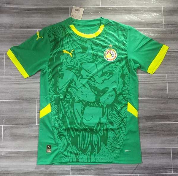 Senegal 2024/25 Away Shirt Green — 2