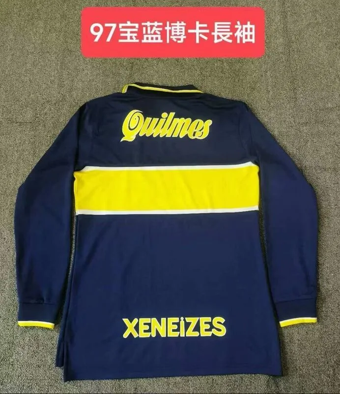 Boca Juniors 1996/97 Home Shirt Long Sleeve — 1