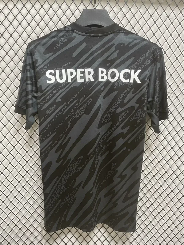 Sporting CP 2024/25 de Portero Camiseta Black — 2