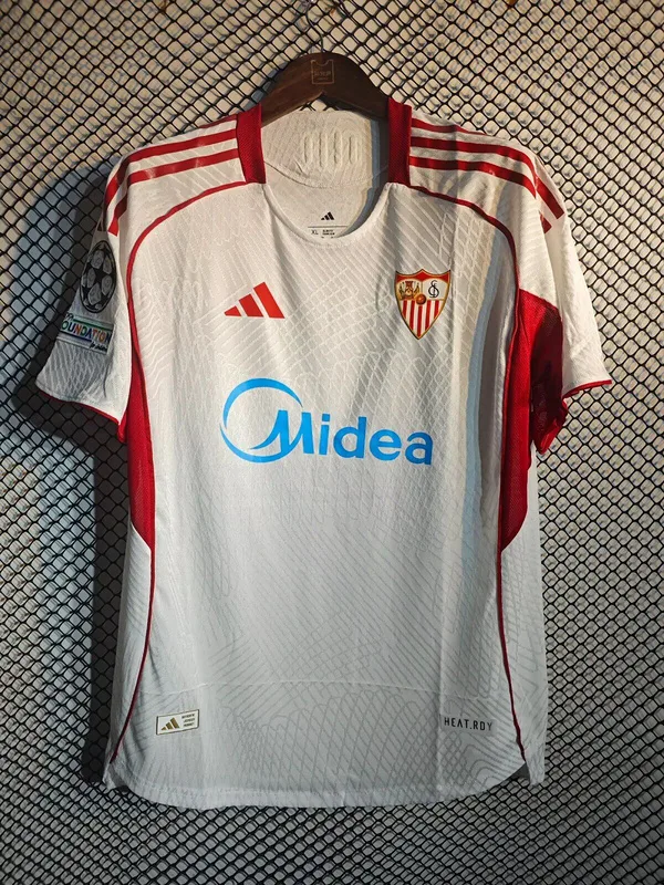 Sevilla 2025/26 Home Shirt Player Version — 2