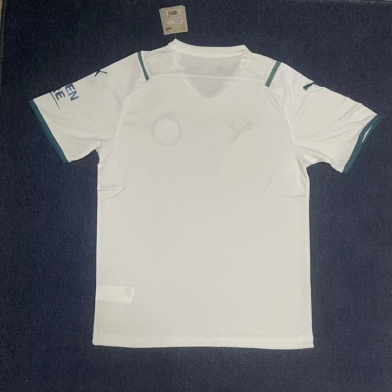 Manchester City 2021/22 Away Shirt White — 2