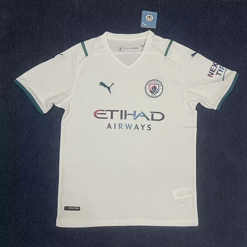 Manchester City 2021/22 Away Shirt White