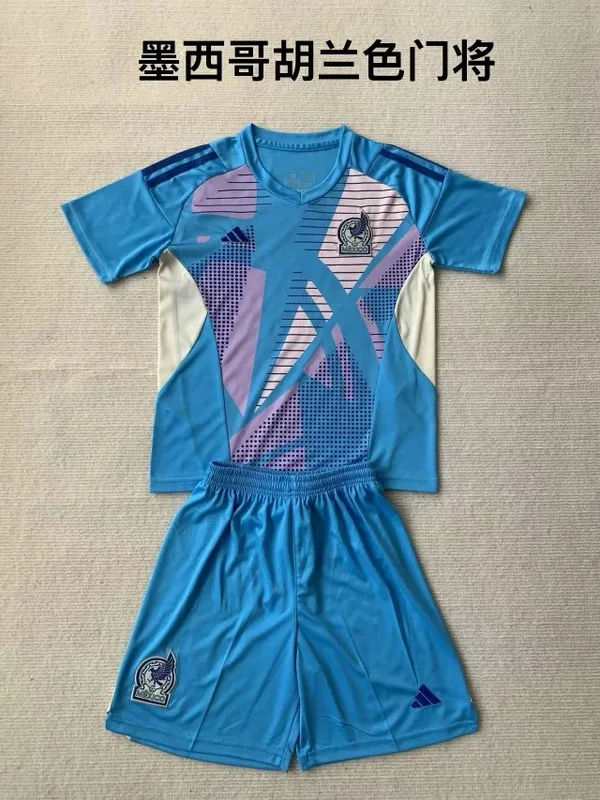 México 2024/25 de Portero Conjunto de Niño Blue — 1