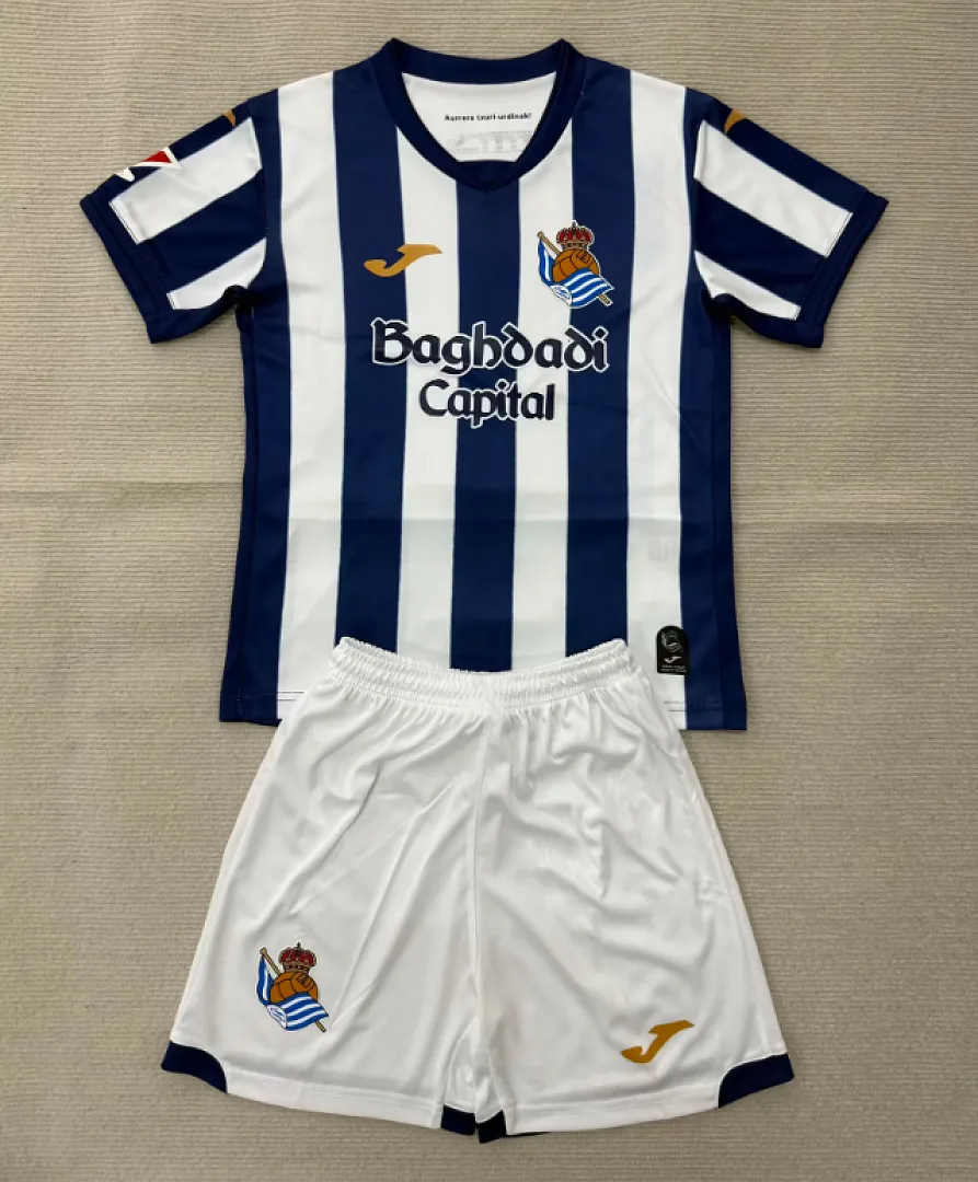 Real Sociedad 2026/27 Home Kids Kit — 2