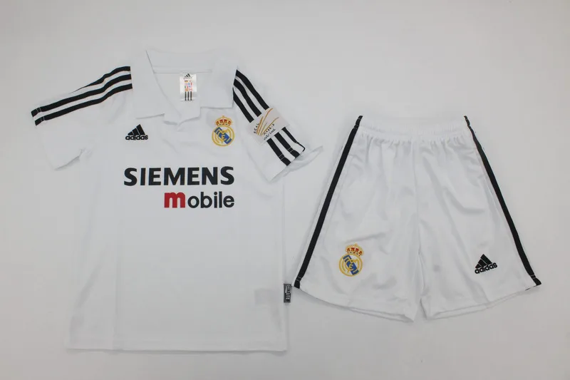 Real Madrid 2002/03 Home Kids Kit