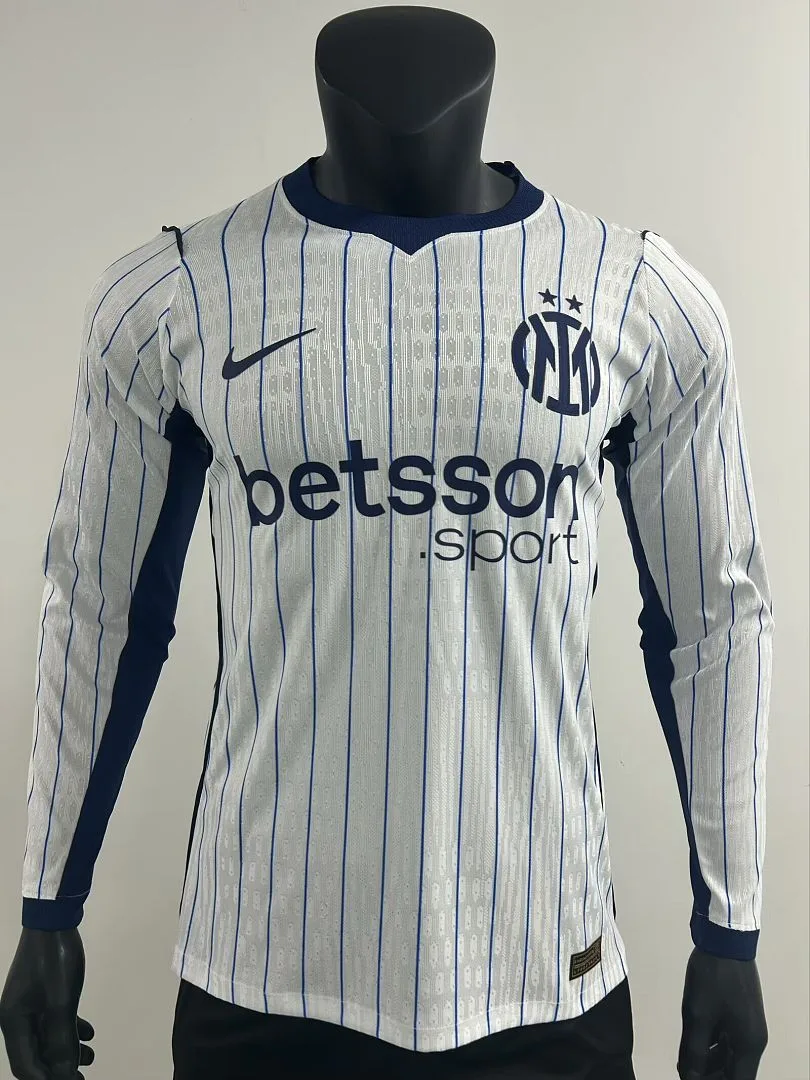 Inter Miami 2026/27 Away Shirt Long Sleeve Player Version White — 2