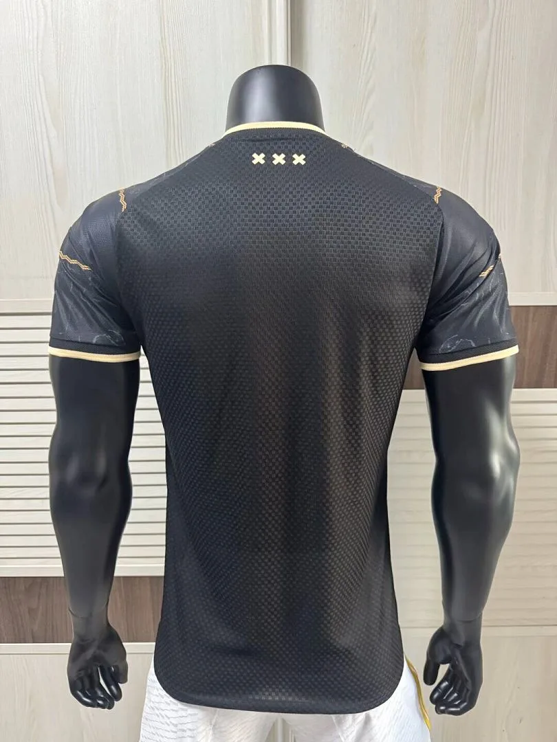 Ajax 2026/27 Away Shirt Player Version Black — 2