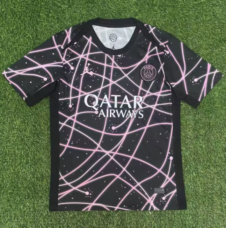 Paris Saint-Germain 2025/26 de Entrenamiento Camiseta Manga Corta Black