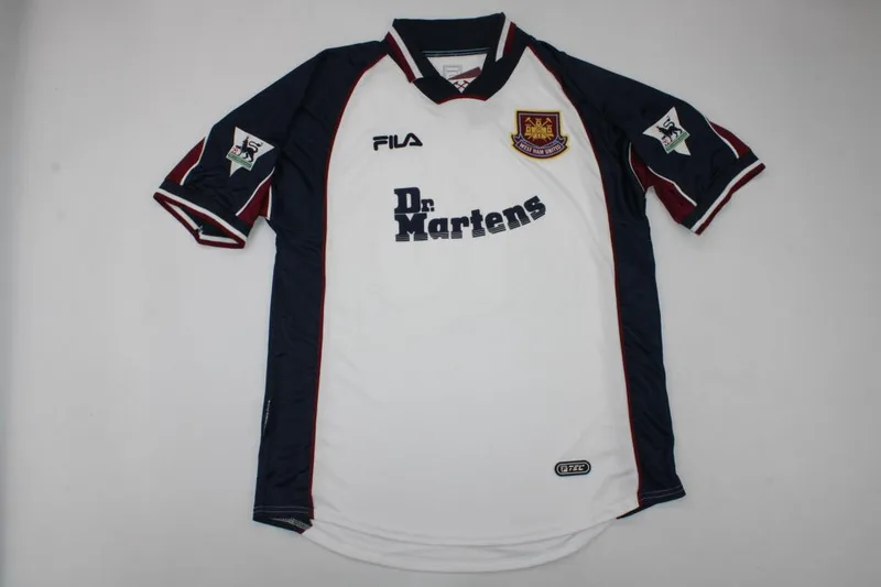 West Ham United 1999/00 Third Shirt White — 2