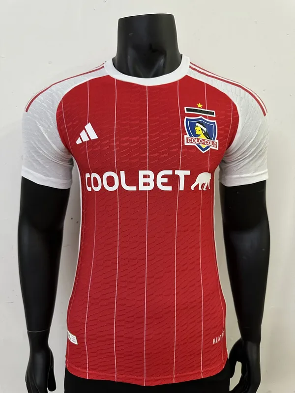 Colo-Colo 2024/25 Third Shirt Player Version Red — 1