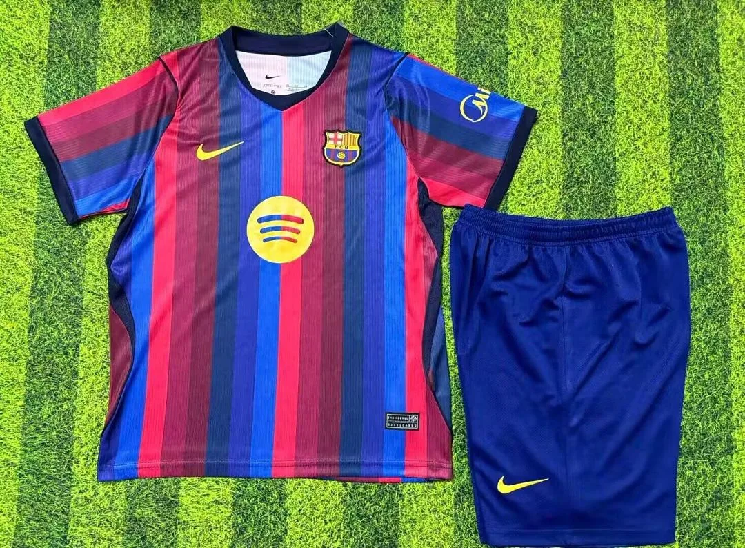 Barcelona 2026/27 Home Kids Kit — 1