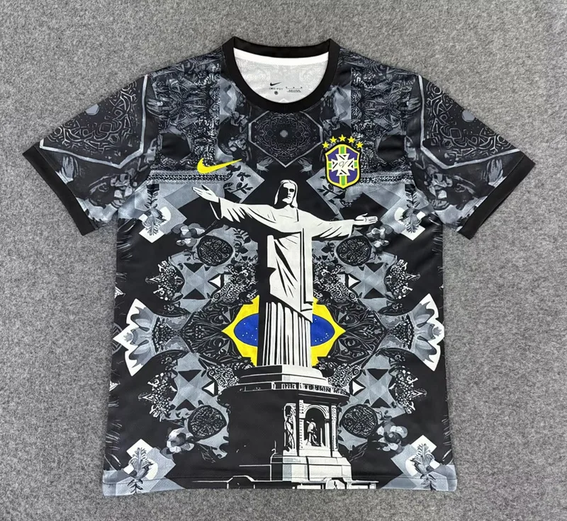 Brazil Shirt Special Edition Black Jesus — 2